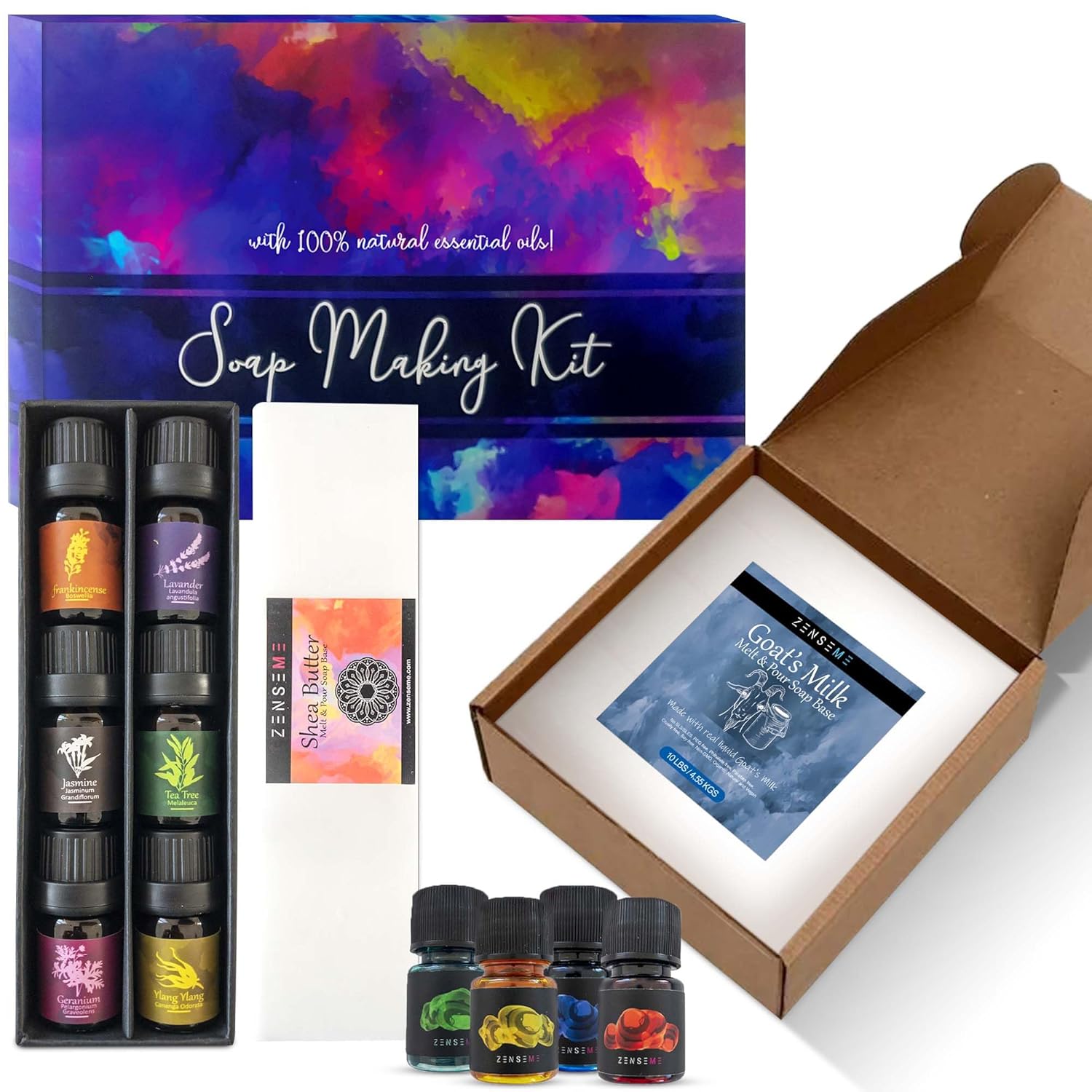 ZenseMe Melt and Pour Soap Kit – Goat Milk Soap Base