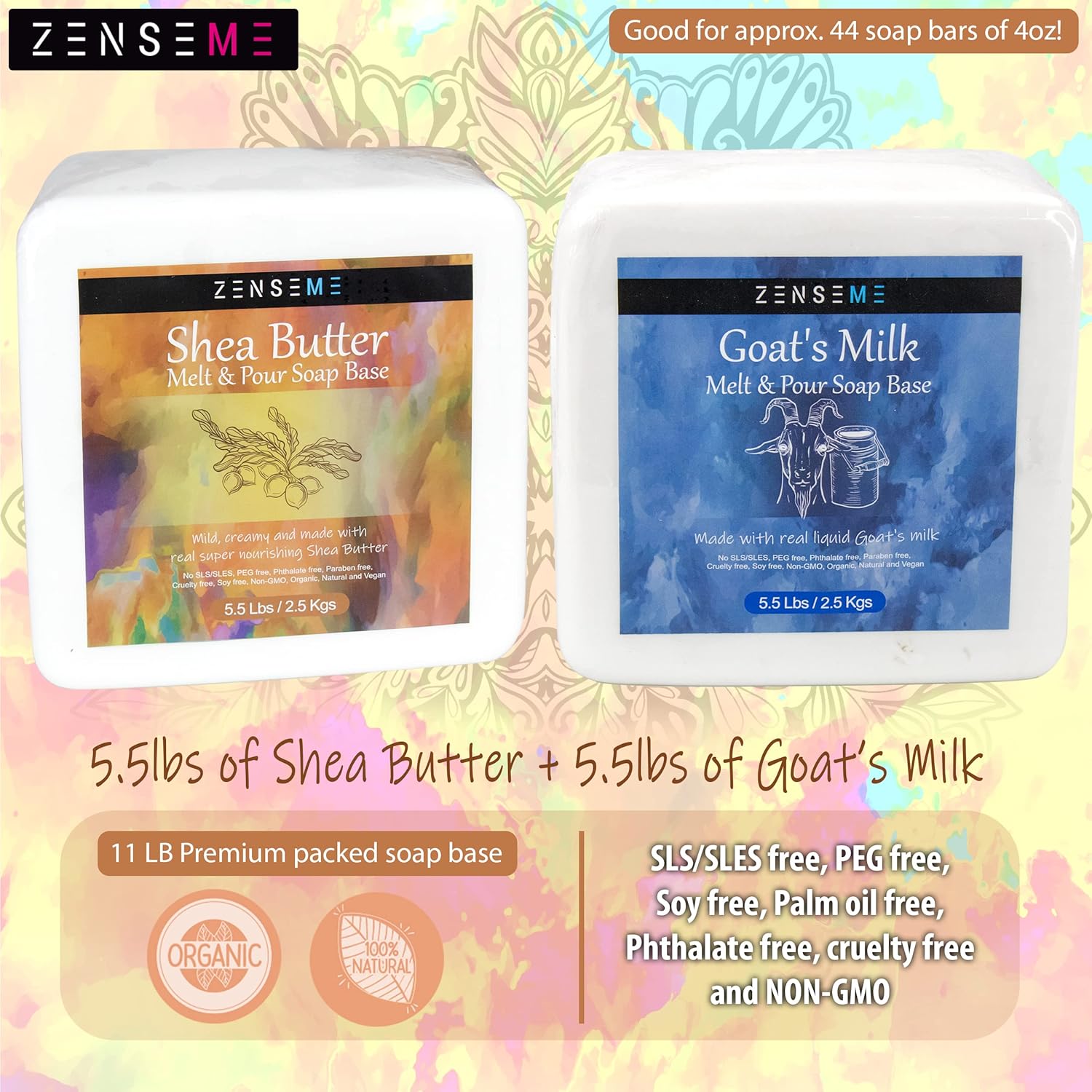 ZenseMe Goats Milk & Shea Butter Soap Base