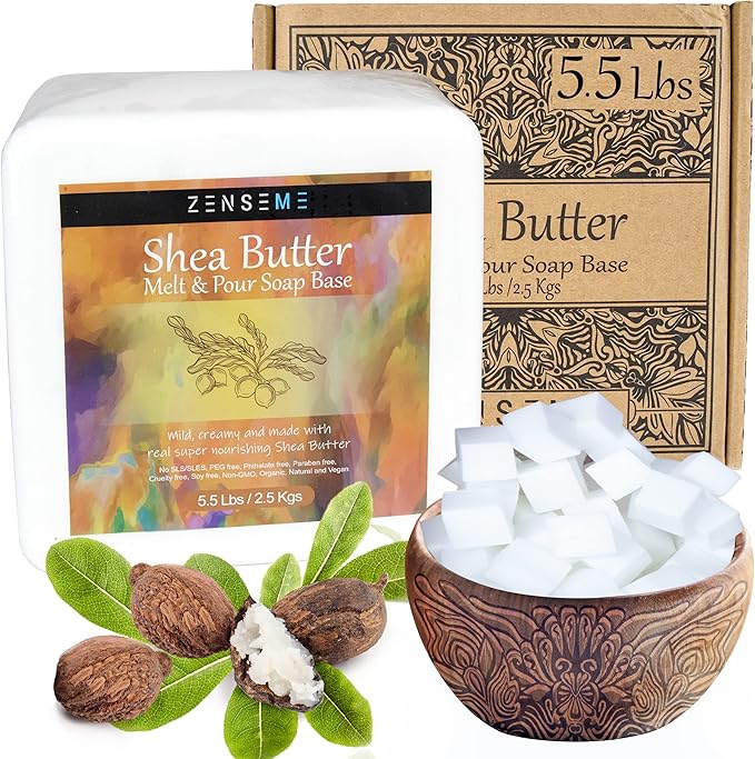 Shea Butter Melt and Pour Soap Base - ZenseMe