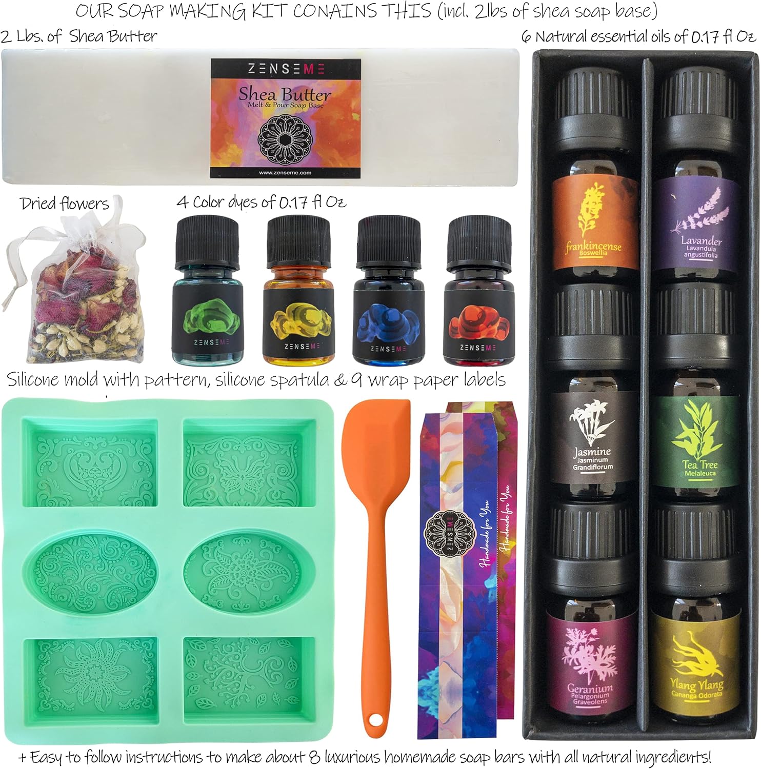 Zenseme Bundle of Soap Making Kit