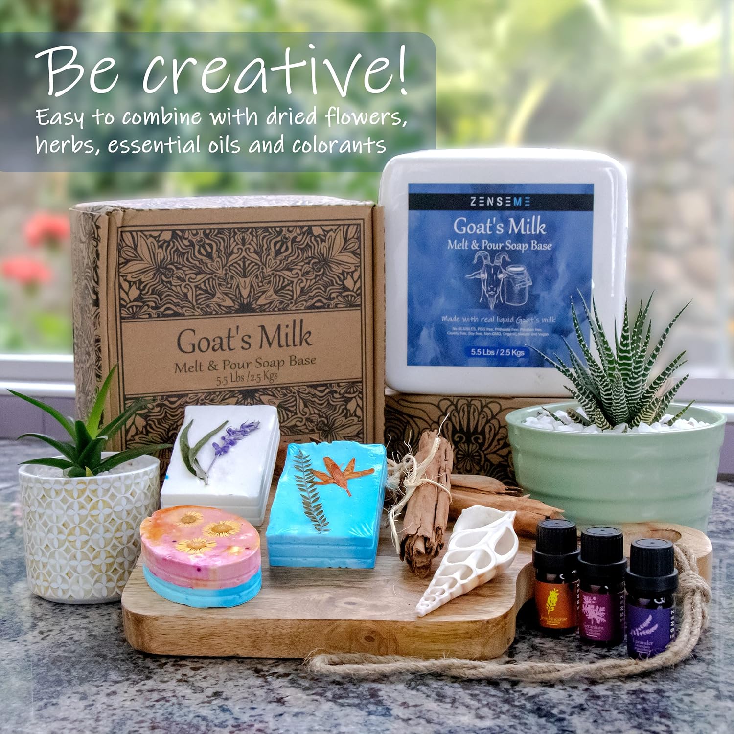 ZenseMe Goats Milk & Shea Butter Soap Base