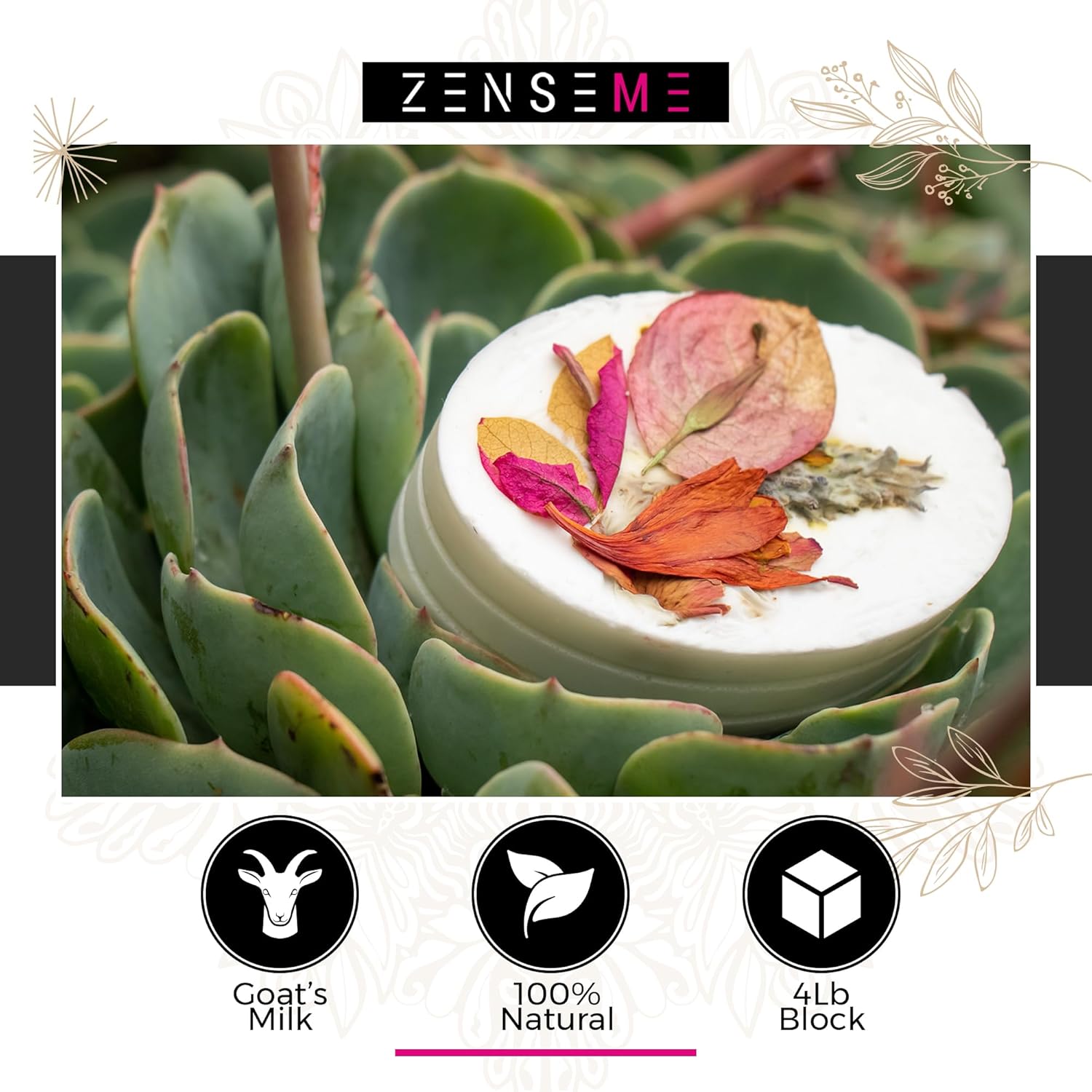 goat mlik 100 % atural 4 lb block