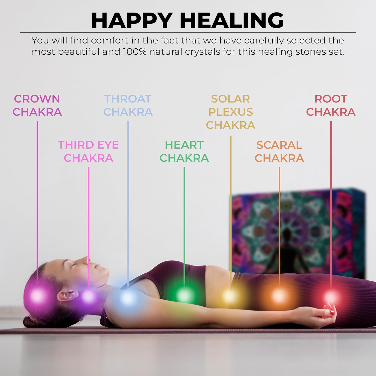 ZenseMe Crystal Healing Stones for Energy & Balance