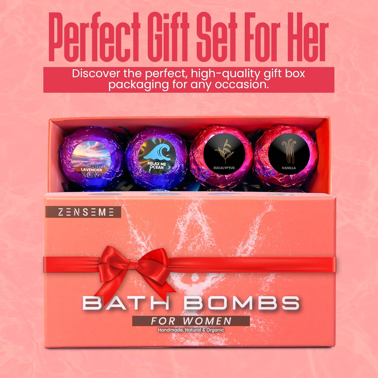 perfact gift set for her - Bath Bombs for Women - ZenseMe