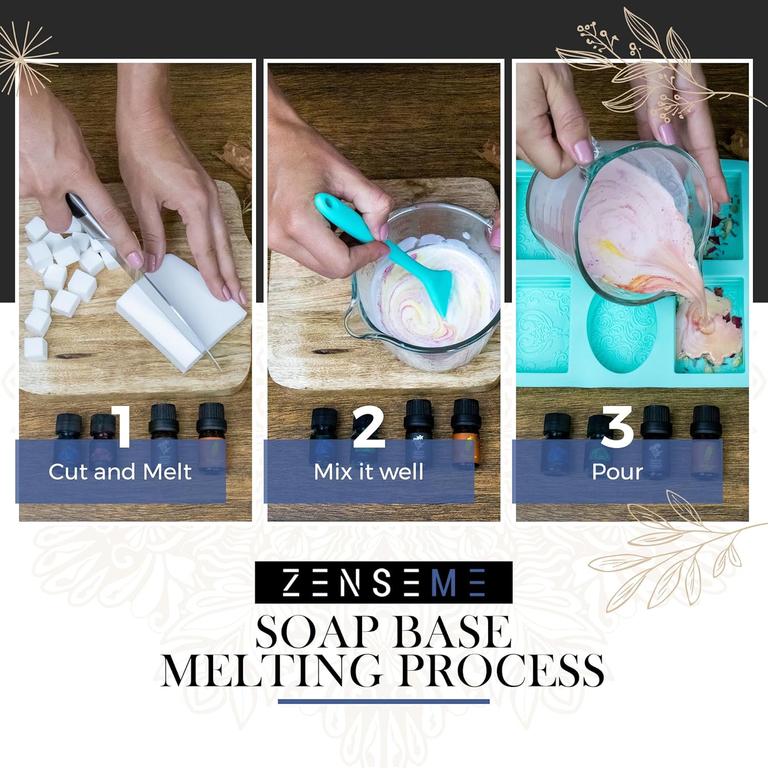 ZenseMe Soap Base melting process