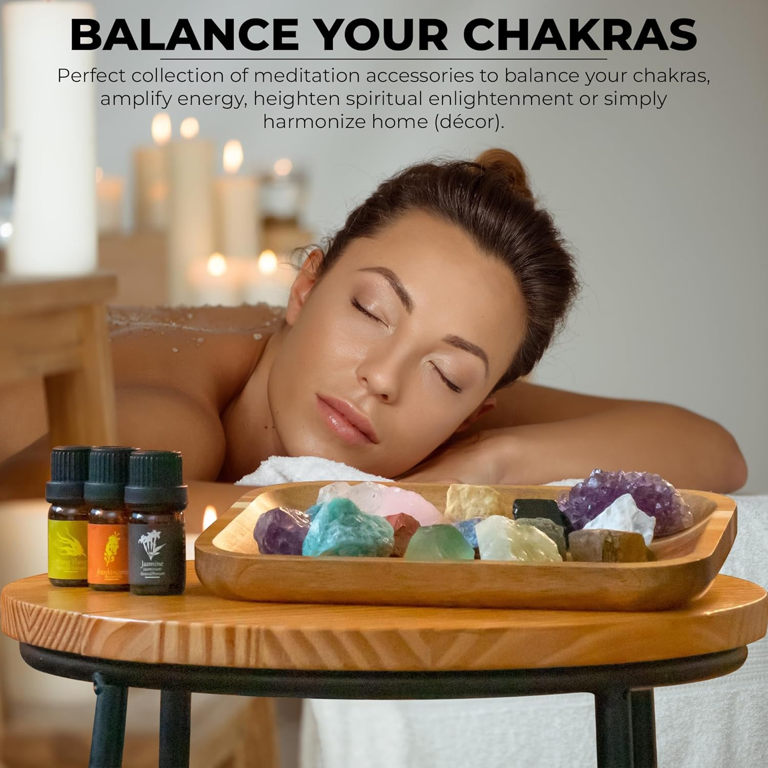 ZenseMe Crystal Healing Stones for Energy & Balance