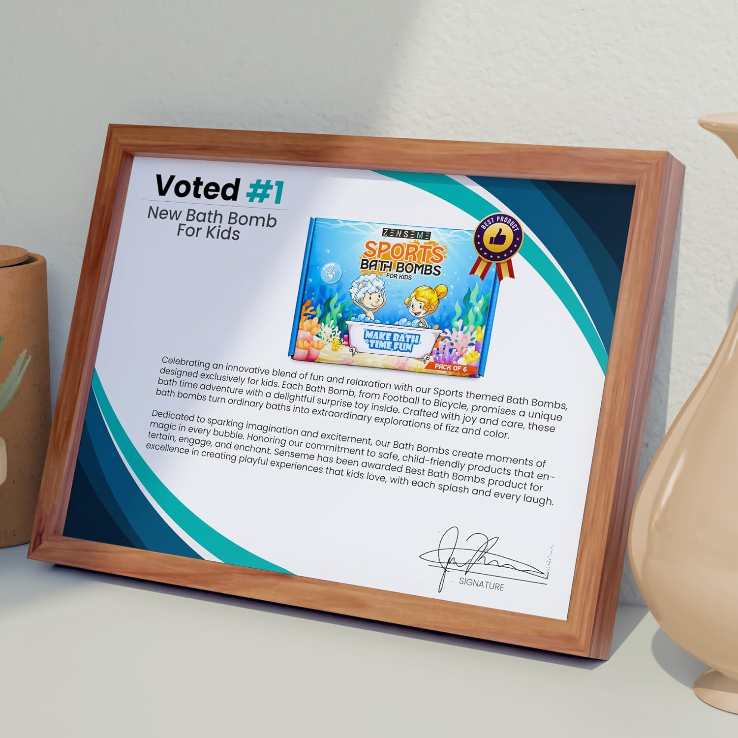 ZenseMe - Sports bath bombs for kids 