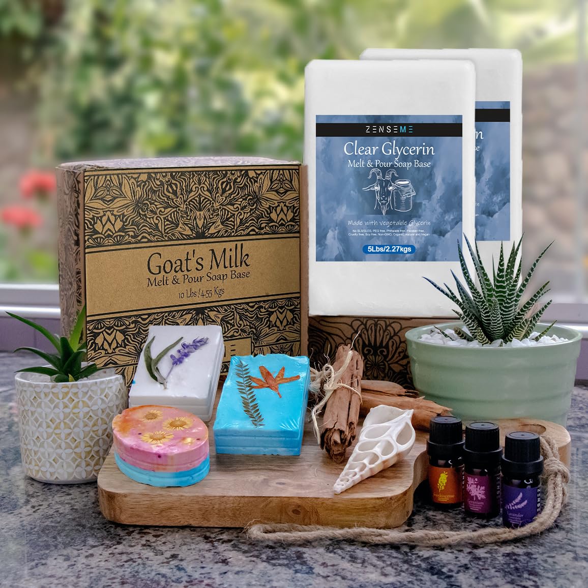 ZenseMe Melt and Pour Soap Kit – Goat Milk Soap Base