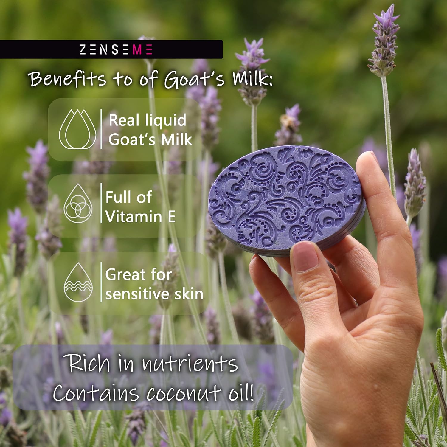 16.5 LB ZenseMe Glycerin, Goats Milk & Shea Butter Soap Base